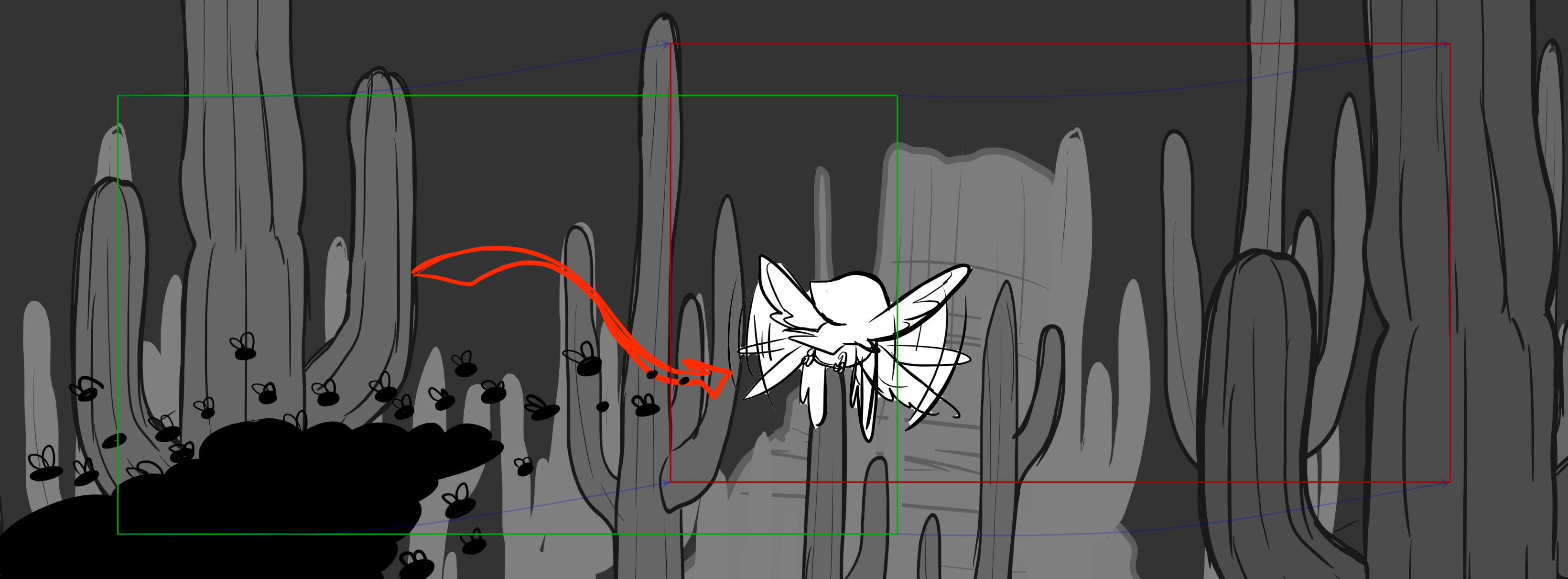 Venom Wars — Escena 15, panel 6, storyboard by Melissa Ballesteros